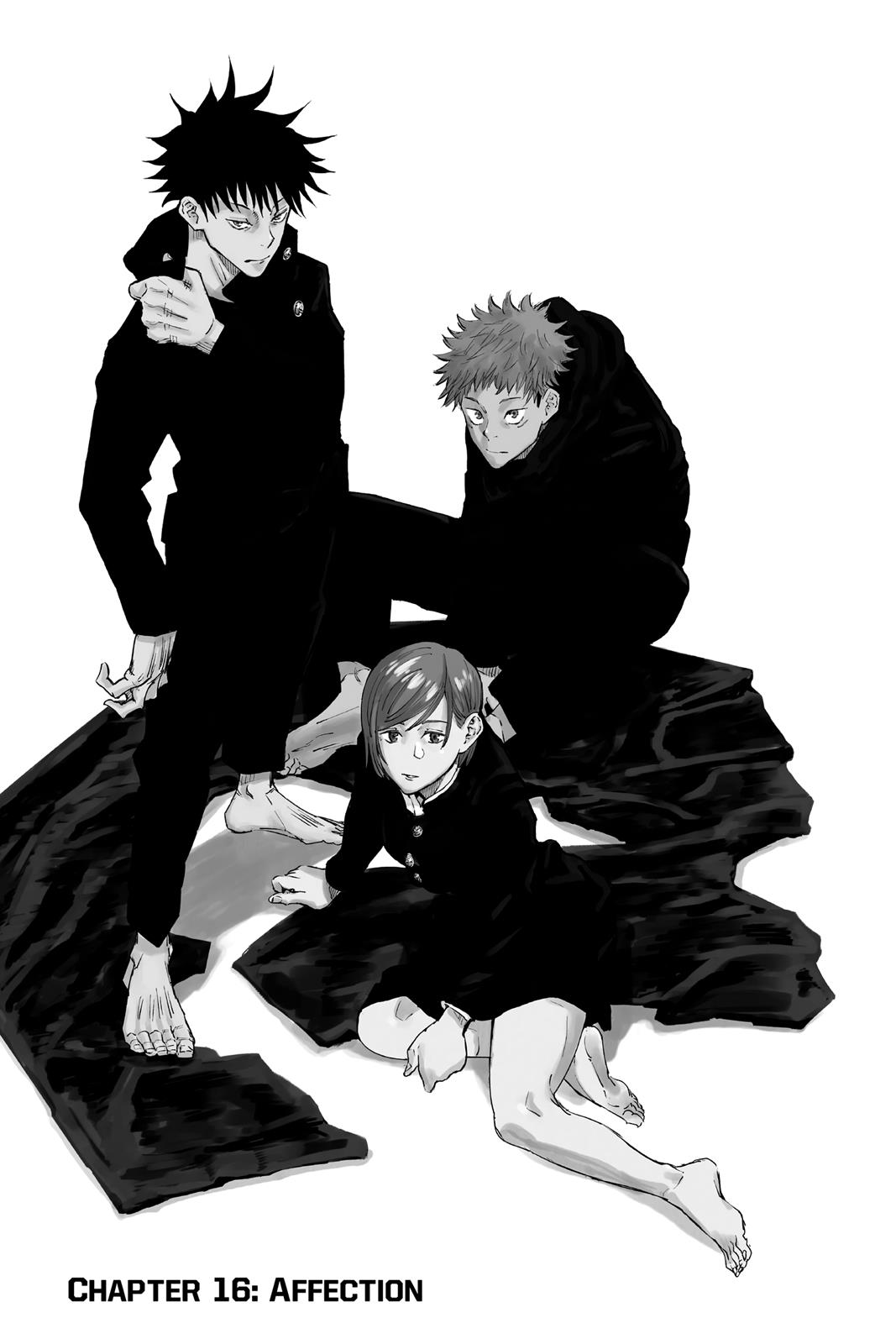 Jujutsu Kaisen Manga Chapter 16 page 1 - Affection scene