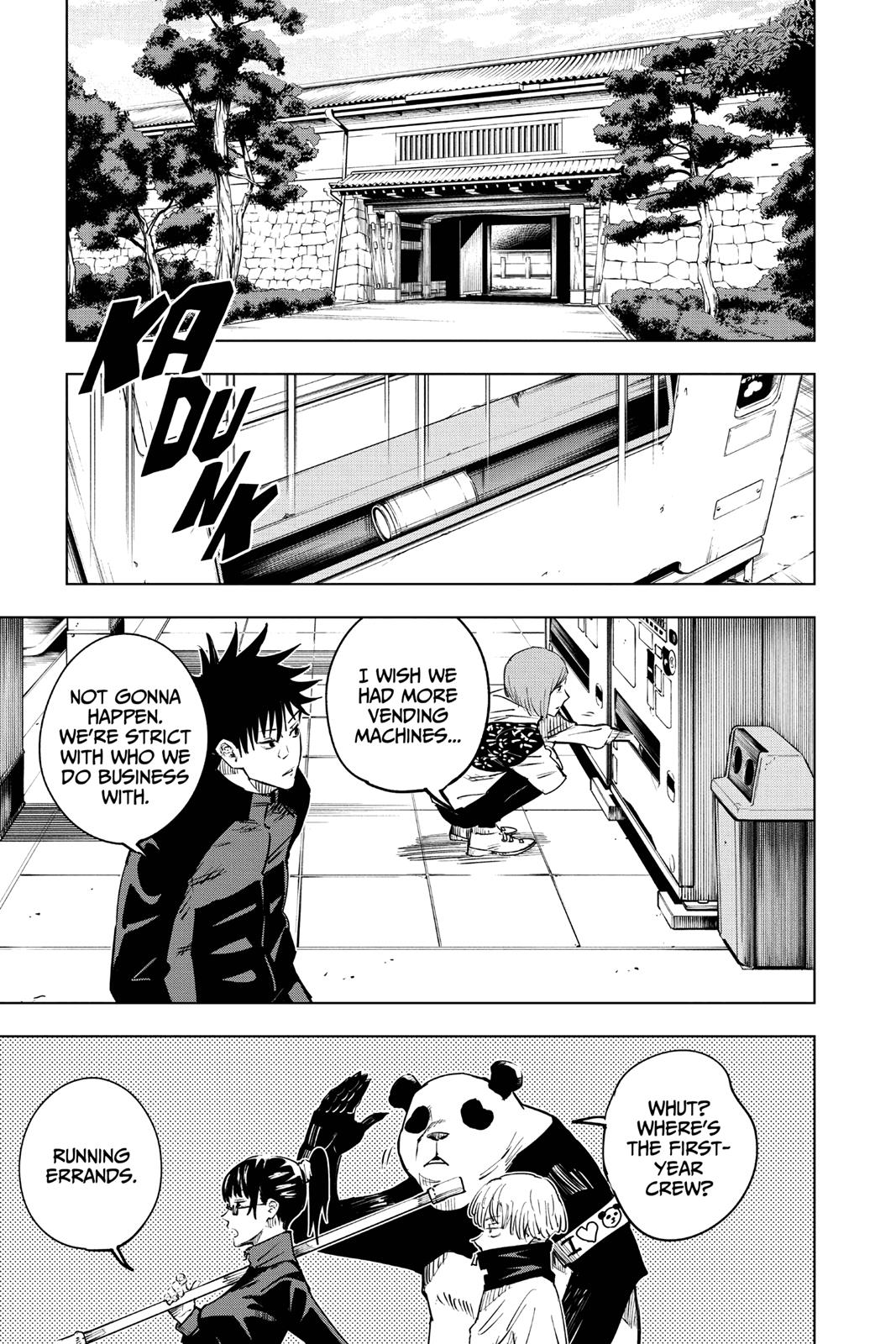Jujutsu Kaisen Manga Chapter 16 page 14 - Affection scene
