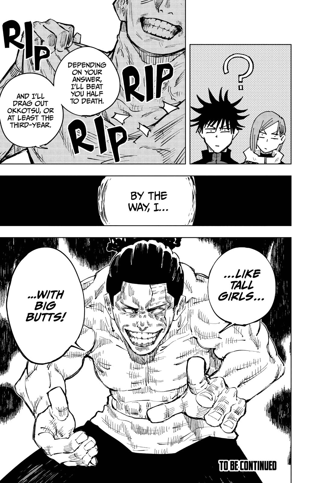 Jujutsu Kaisen Manga Chapter 16 page 20 - Affection scene