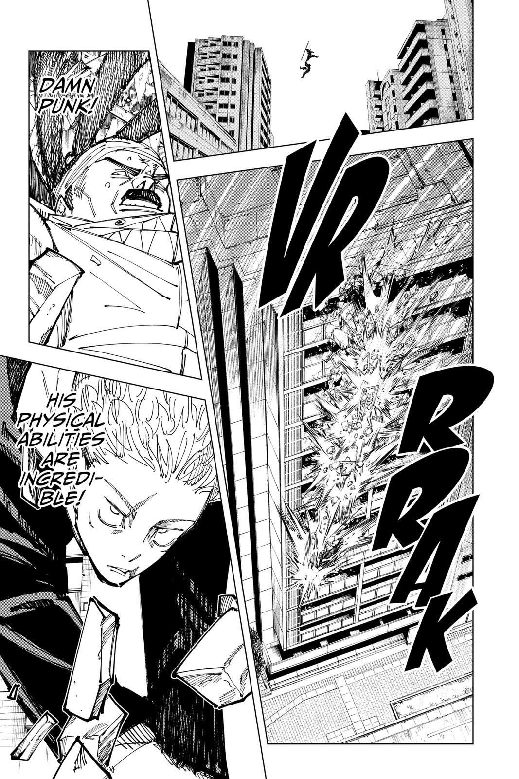 Jujutsu Kaisen Manga Chapter 162 page 9 - Tokyo No. 1 Colony, Part 2 scene