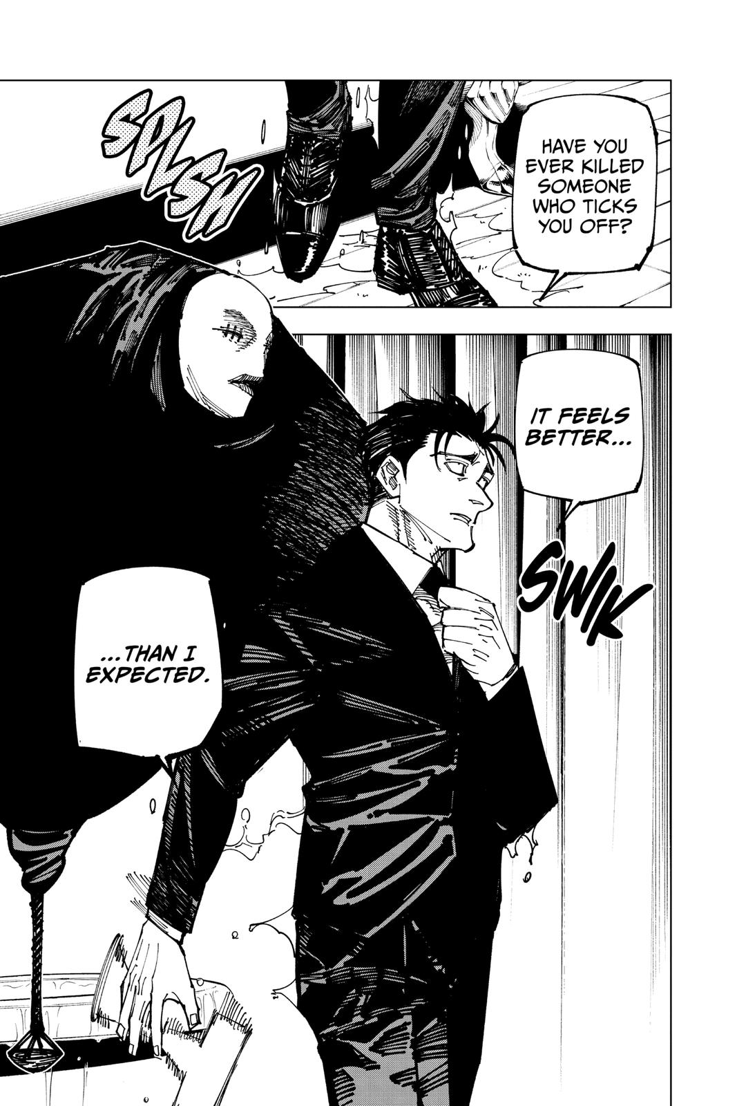 Jujutsu Kaisen Manga Chapter 163 page 18 - Tokyo No. 1 Colony, Part 3 scene