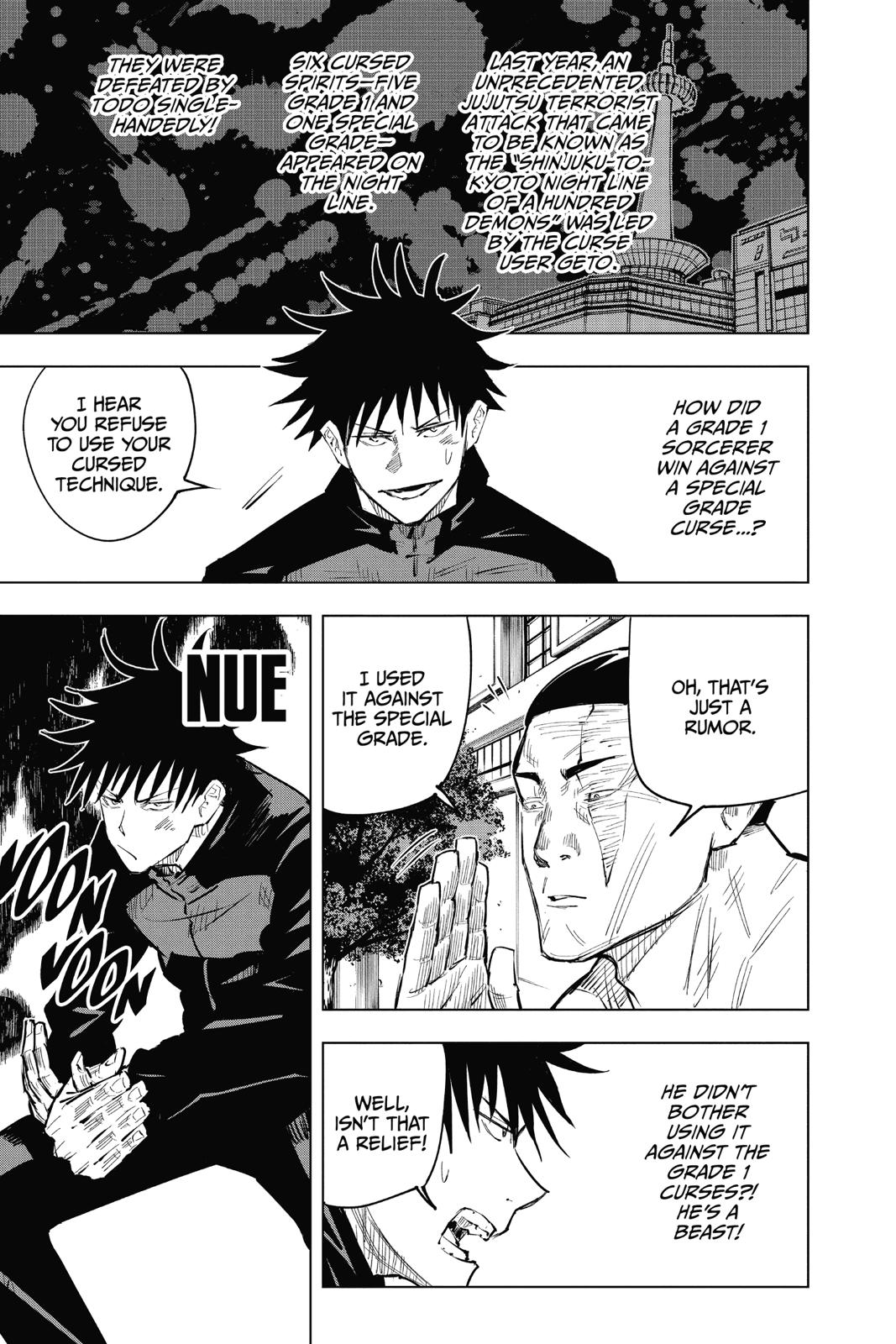 Jujutsu Kaisen Manga Chapter 17 page 15 - Boredom scene