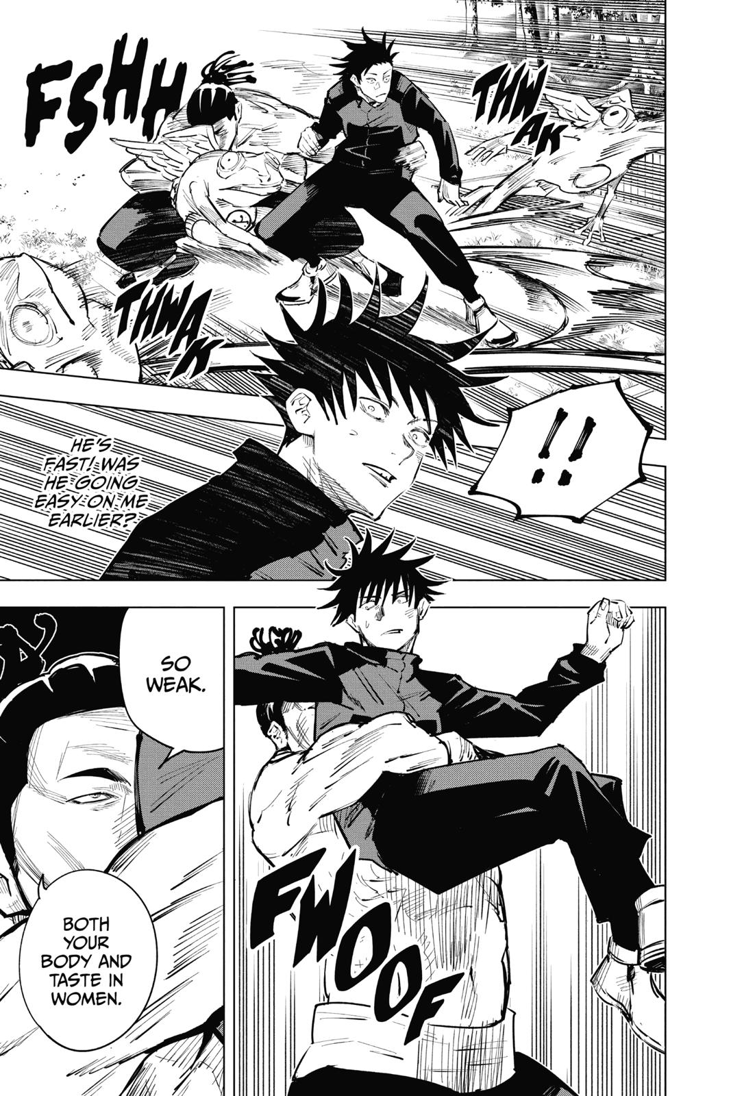 Jujutsu Kaisen Manga Chapter 17 page 17 - Boredom scene