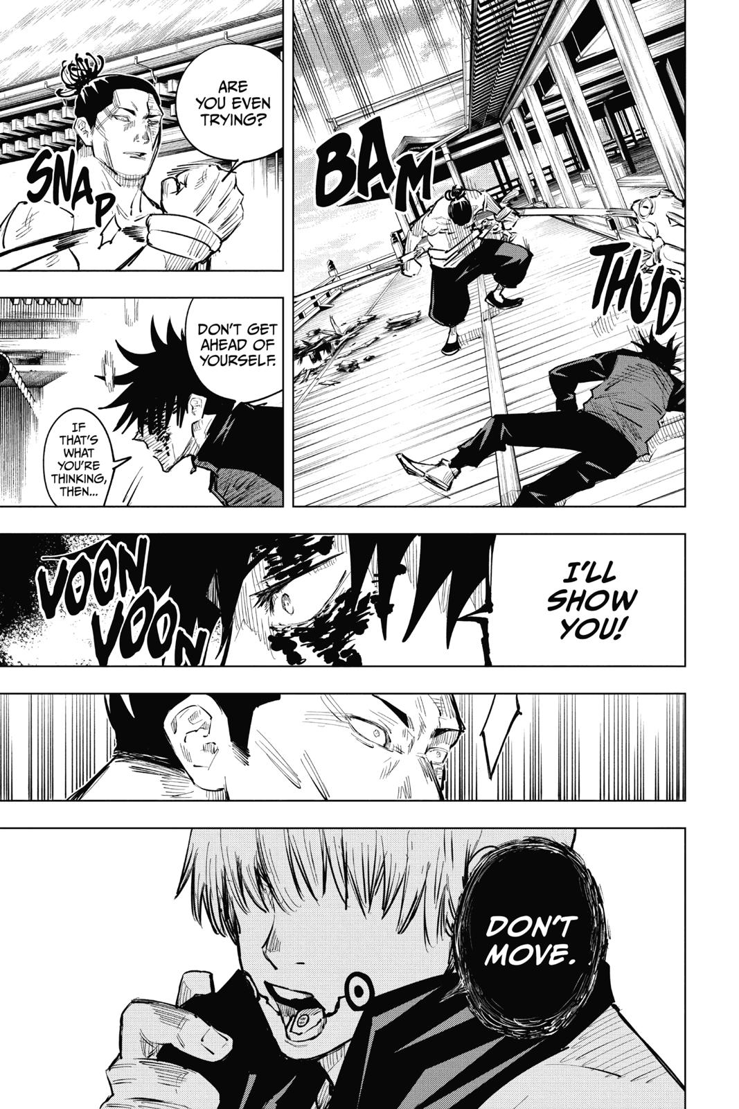 Jujutsu Kaisen Manga Chapter 17 page 21 - Boredom scene