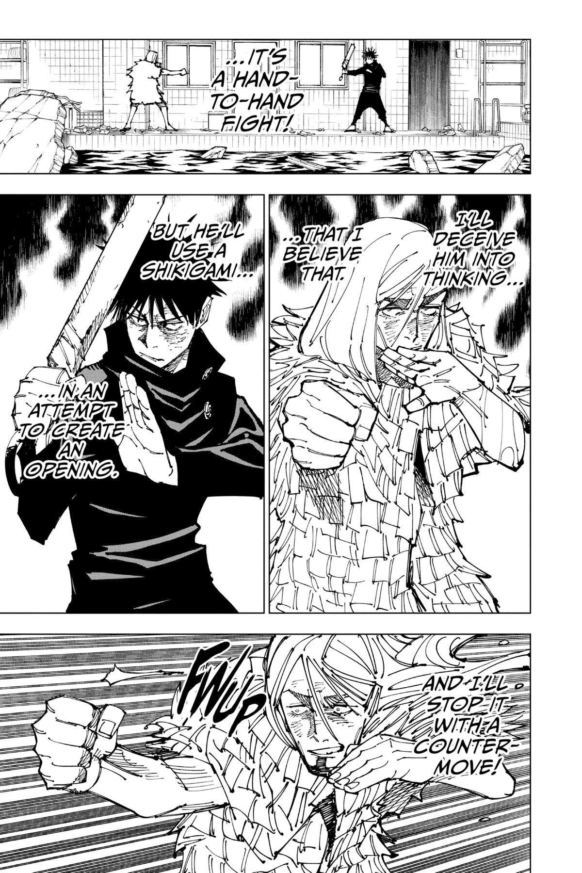 Jujutsu Kaisen Manga Chapter 172 page 20 - Tokyo No. 1 Colony, Part 12 scene