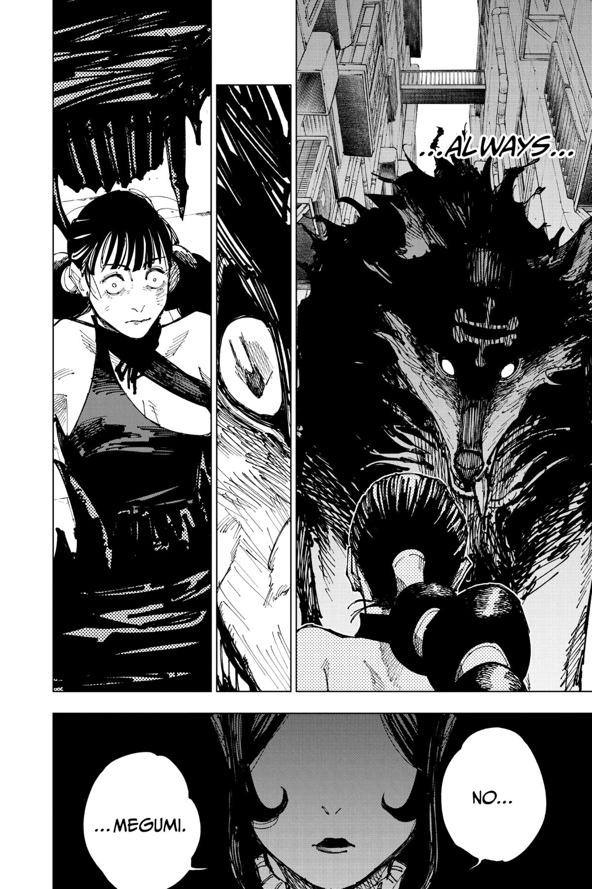 Jujutsu Kaisen Manga Chapter 173 page 10 - Tokyo No. 1 Colony, Part 13 scene