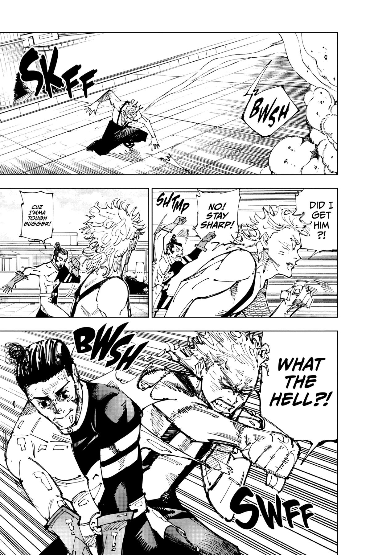 Jujutsu Kaisen Manga Chapter 173 page 5 - Tokyo No. 1 Colony, Part 13 scene
