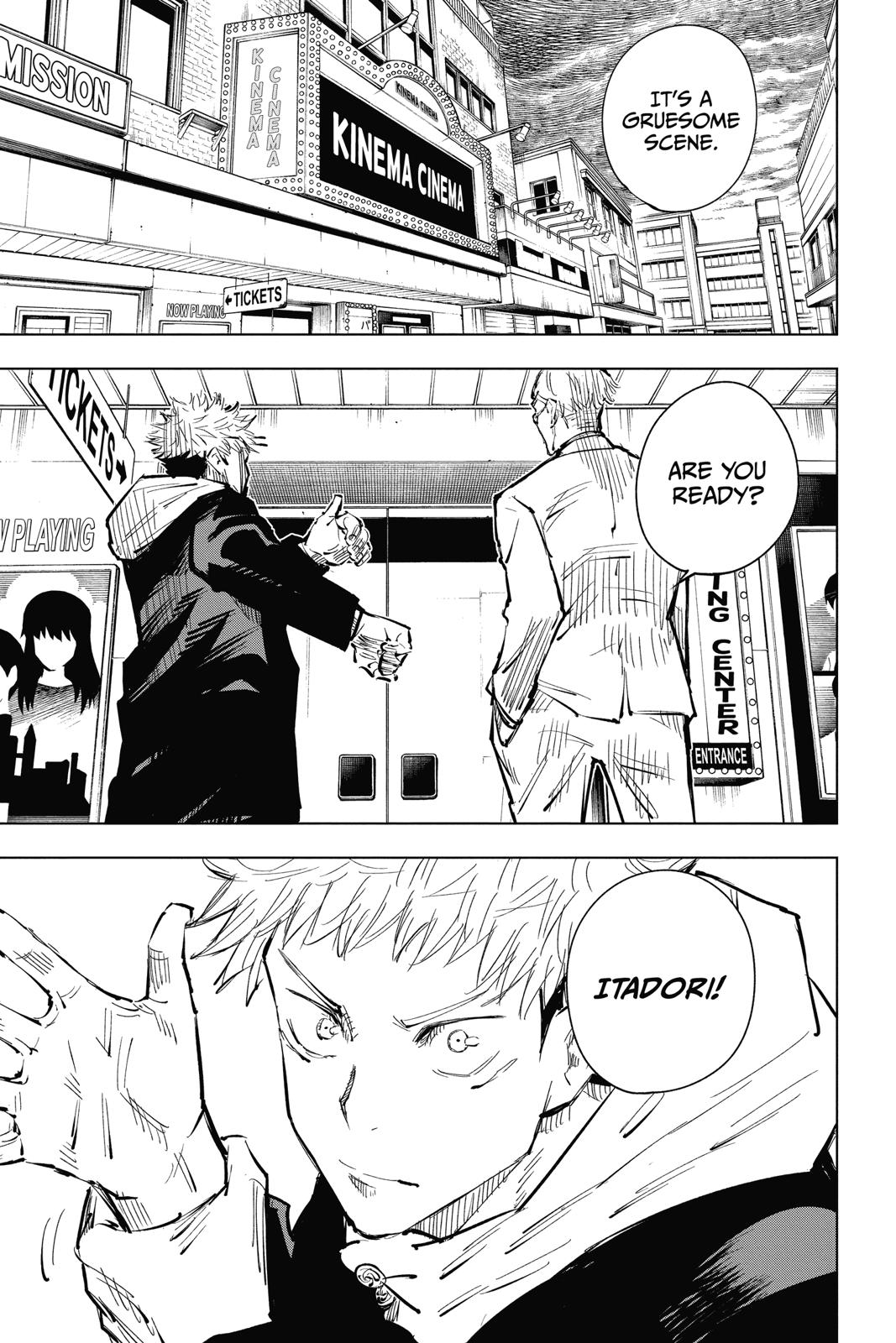 Jujutsu Kaisen Manga Chapter 18 page 19 - Bottom scene