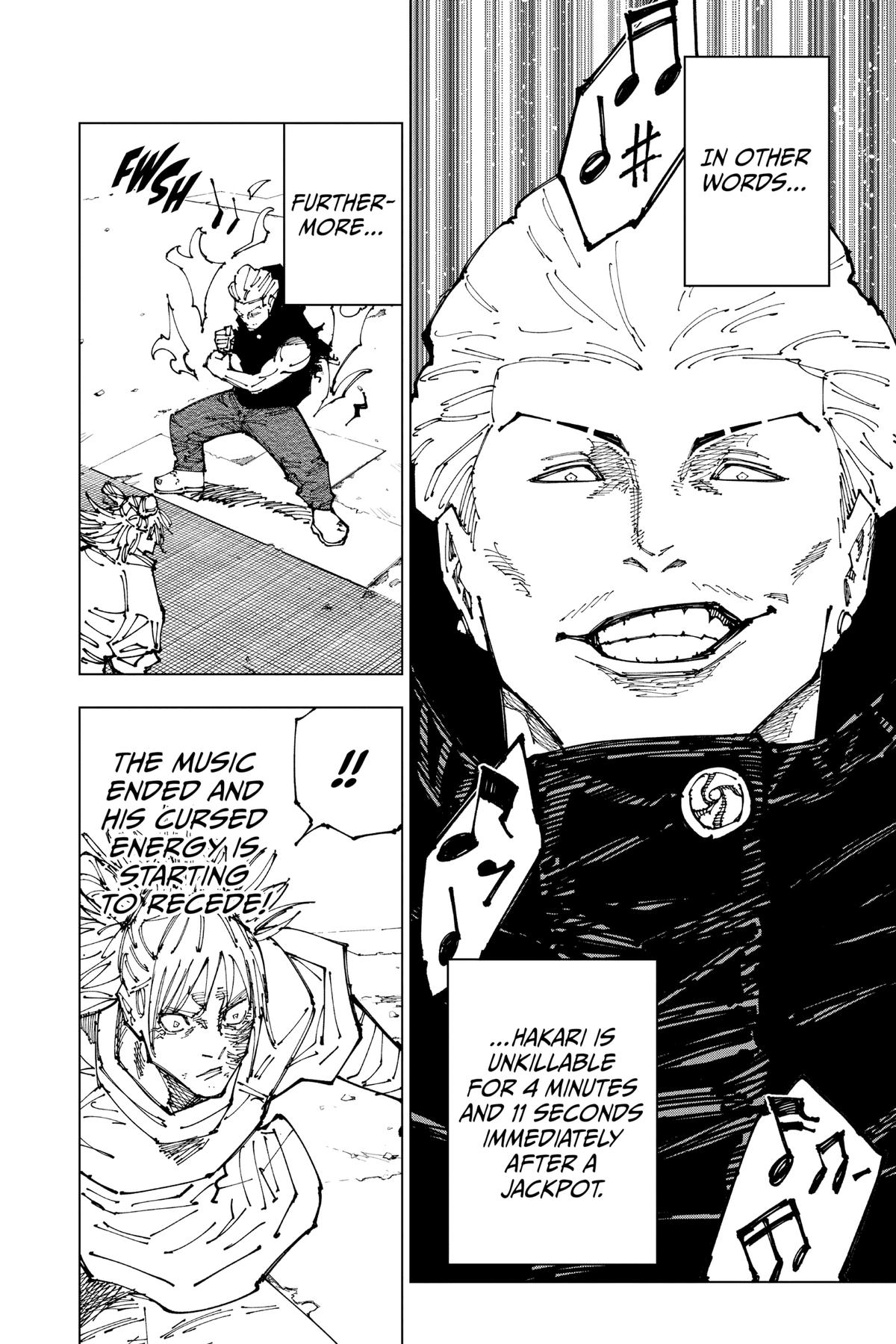 Jujutsu Kaisen Manga Chapter 186 page 16 - Tokyo No. 2 Colony, Part 5 scene