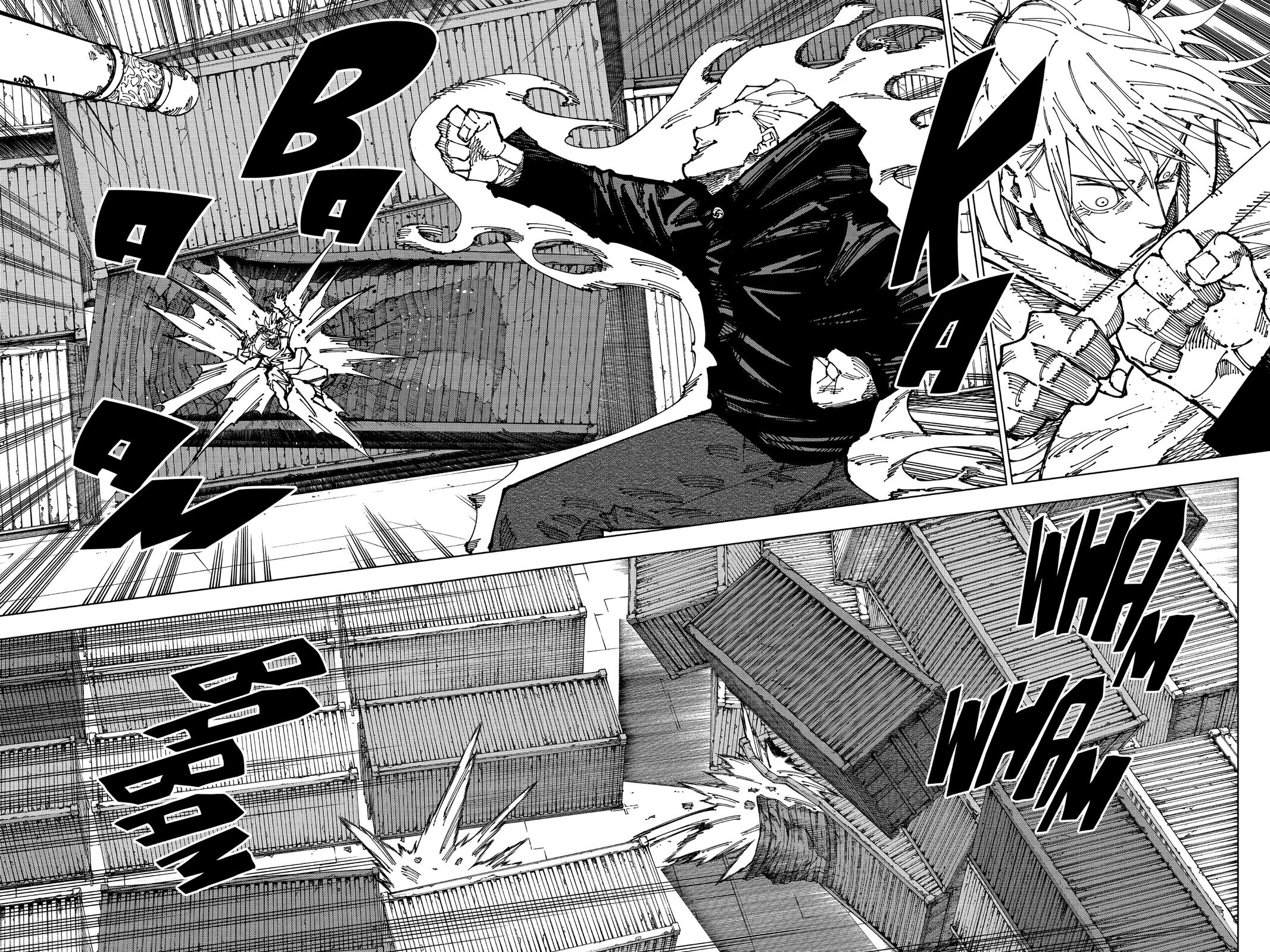 Jujutsu Kaisen Manga Chapter 186 page 2 - Tokyo No. 2 Colony, Part 5 scene