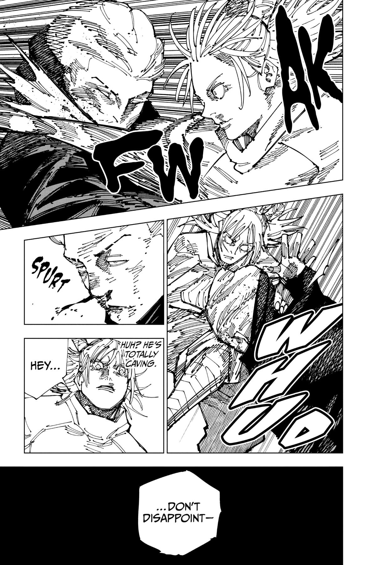 Jujutsu Kaisen Manga Chapter 186 page 8 - Tokyo No. 2 Colony, Part 5 scene