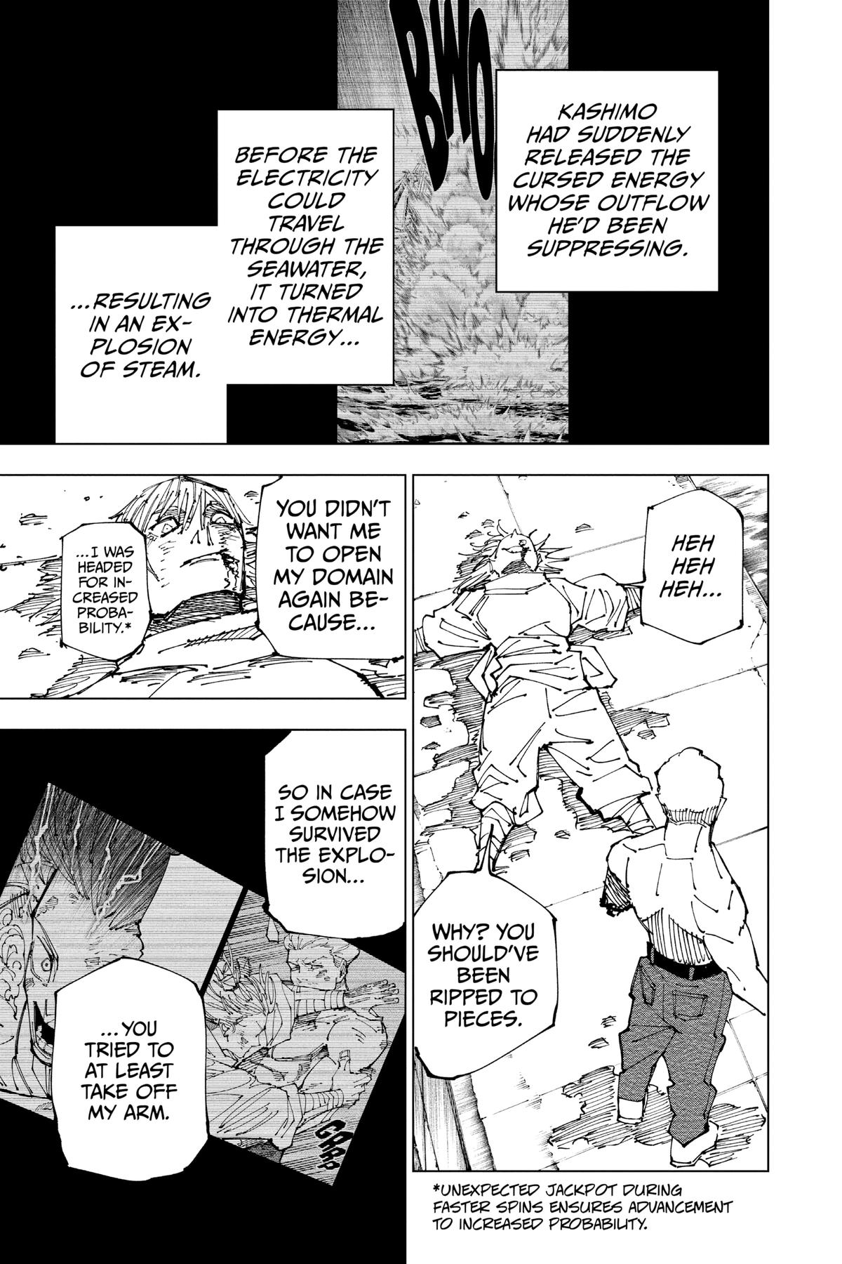 Jujutsu Kaisen Manga Chapter 190 page 5 - Tokyo No. 2 Colony, Part 9 scene