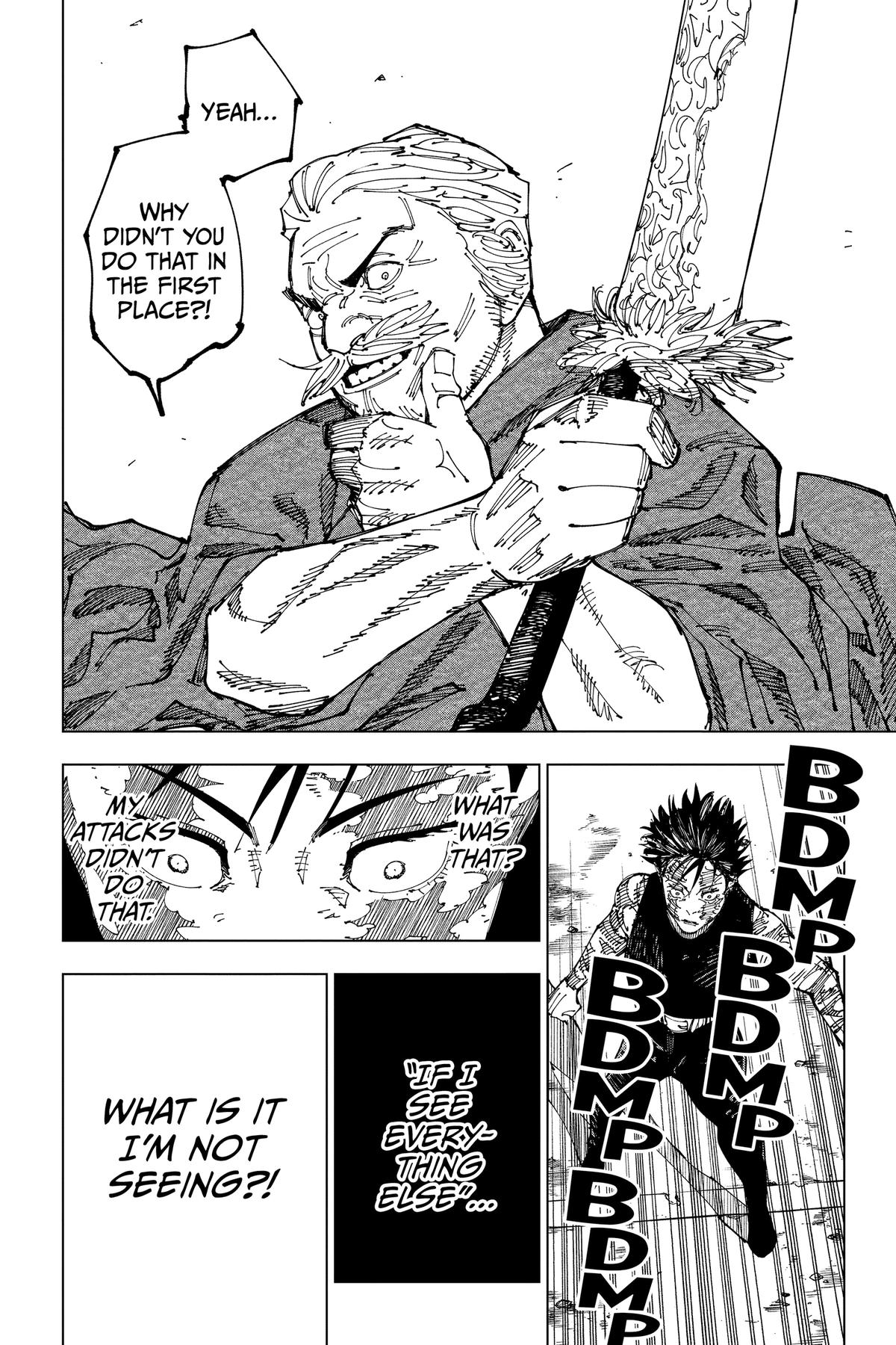 Jujutsu Kaisen Manga Chapter 195 page 18 - Sakurajima Colony, Part 5 scene