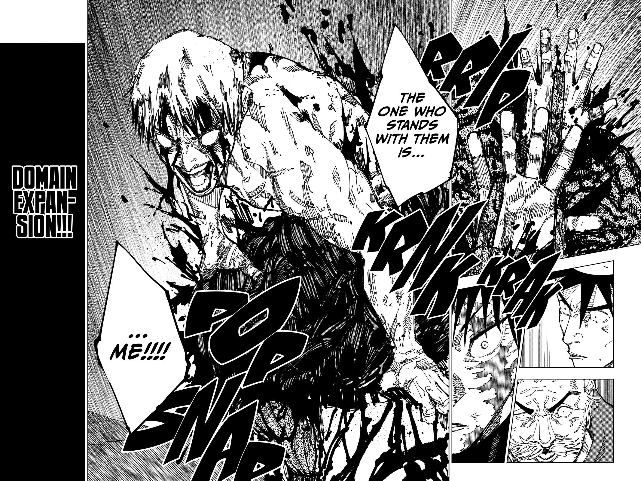 Jujutsu Kaisen Manga Chapter 197 page 16 - Sakurajima Colony, Part 7 scene
