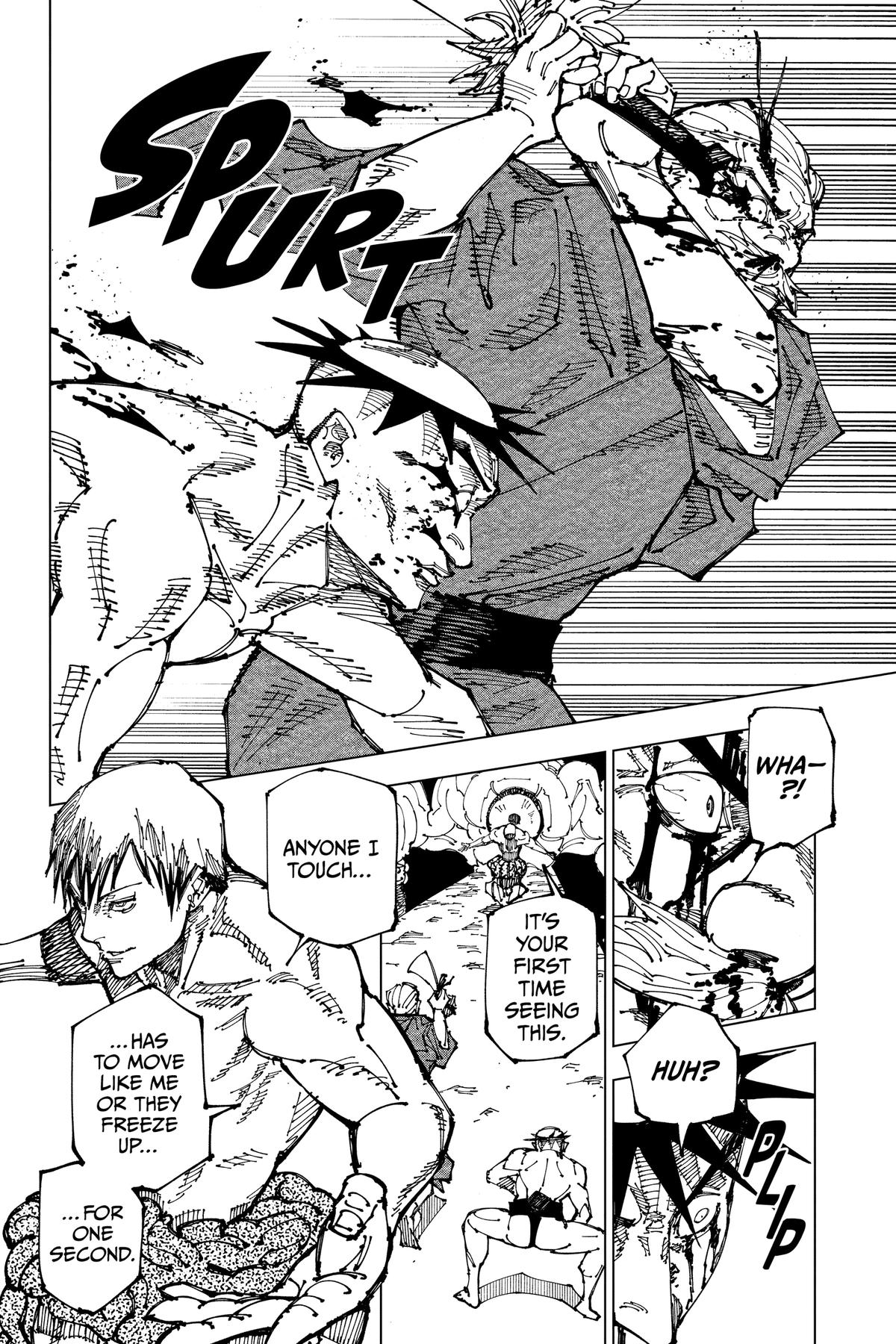 Jujutsu Kaisen Manga Chapter 198 page 5 - Sakurajima Colony, Part 8 scene