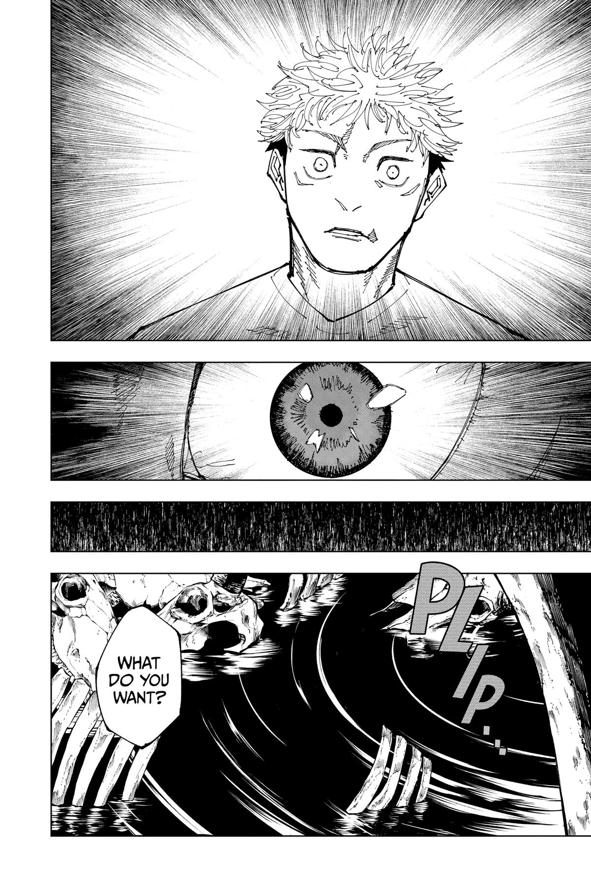 Jujutsu Kaisen Manga Chapter 199 page 18 - Resentful Names scene