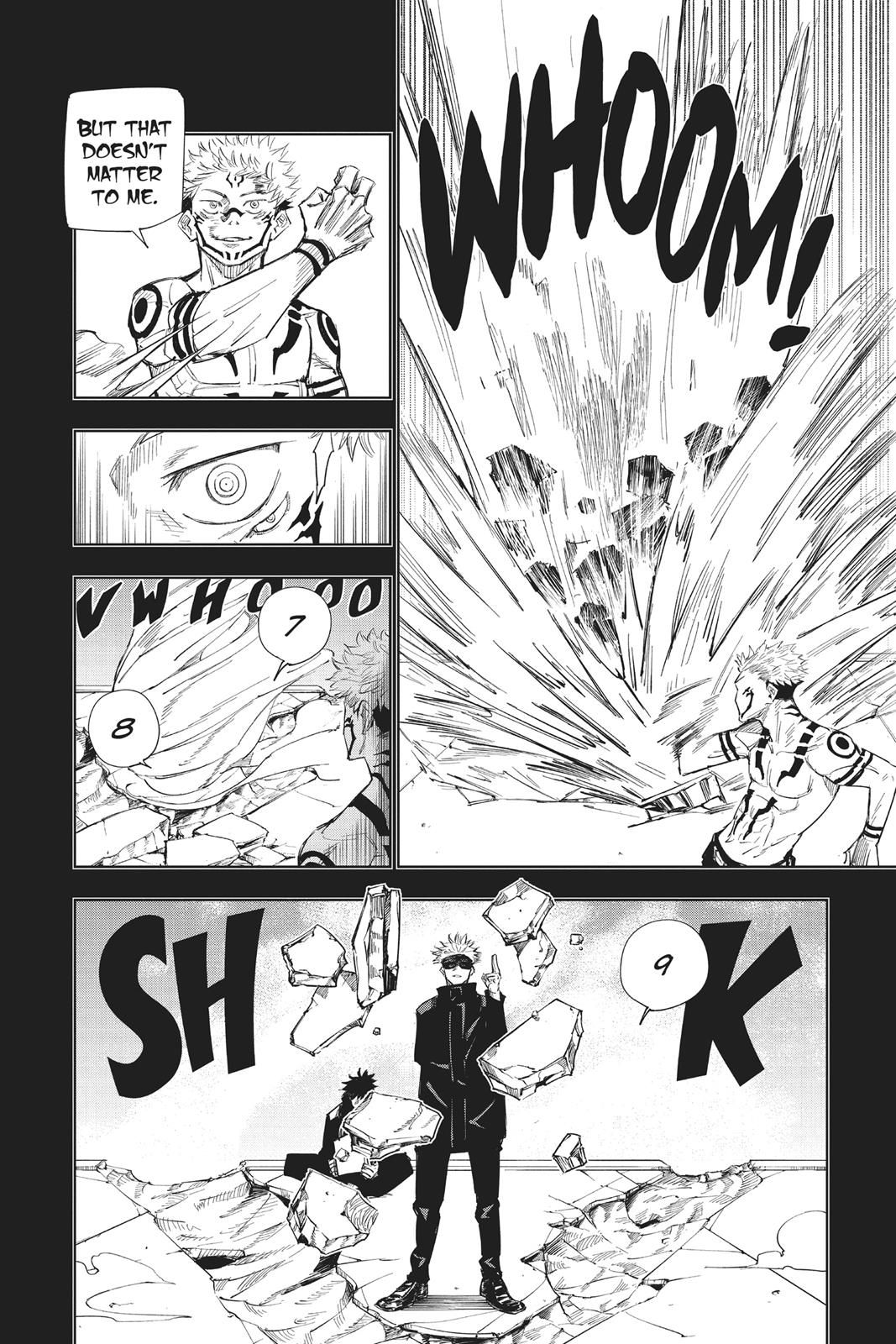 Jujutsu Kaisen Manga Chapter 2 page 10 - Secret Execution scene