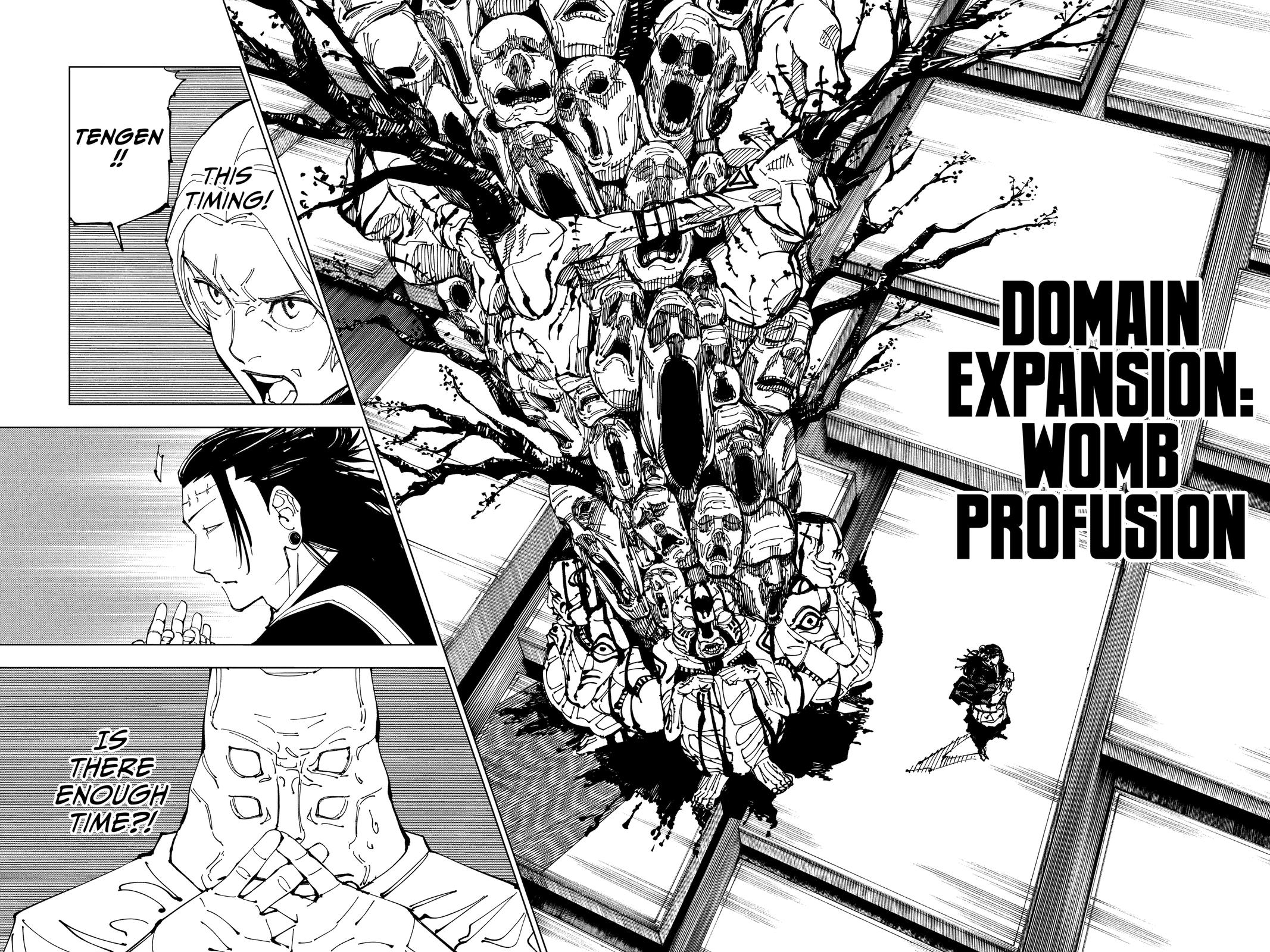 Jujutsu Kaisen Manga Chapter 205 page 16 - Stars and Oil scene