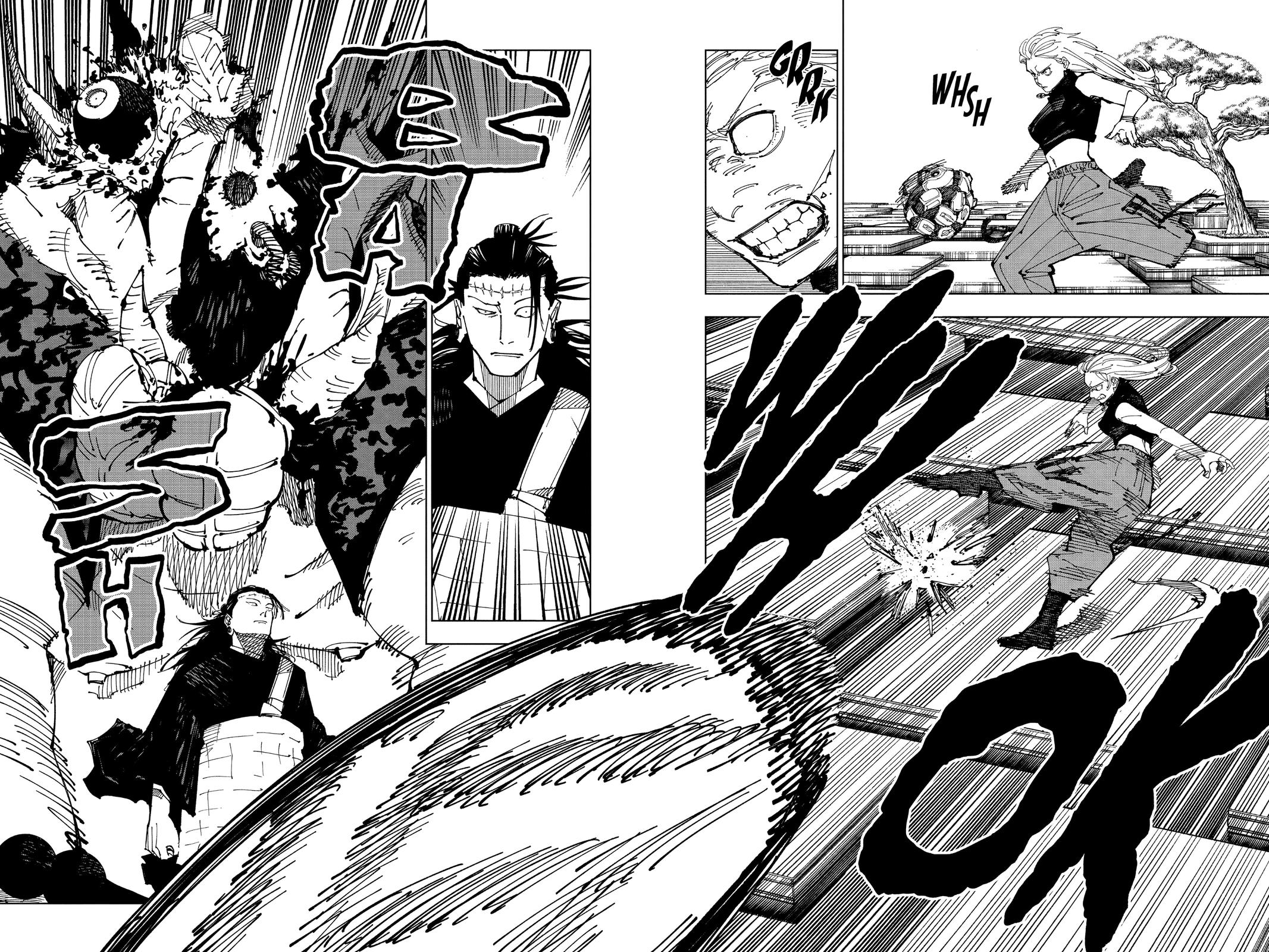 Jujutsu Kaisen Manga Chapter 205 page 5 - Stars and Oil scene