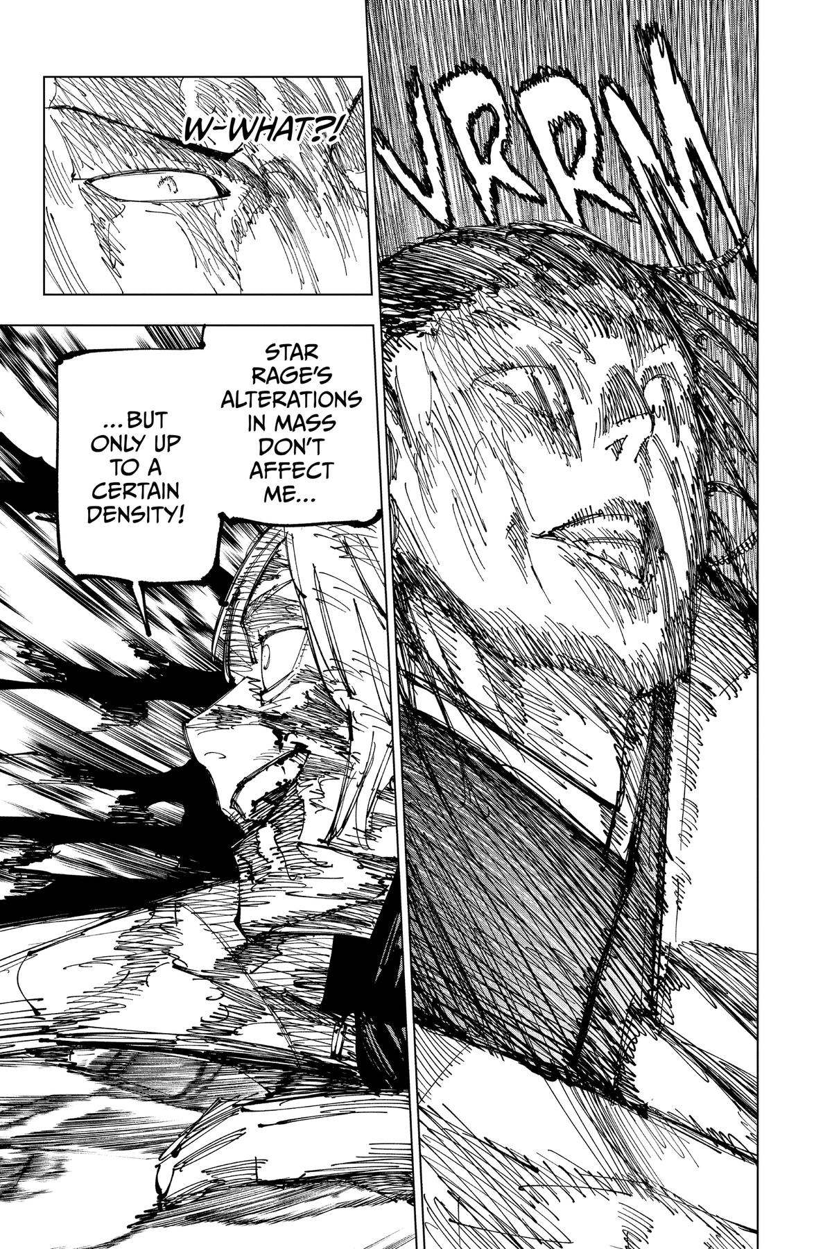 Jujutsu Kaisen Manga Chapter 208 page 11 - Stars and Oil, Part 4 scene