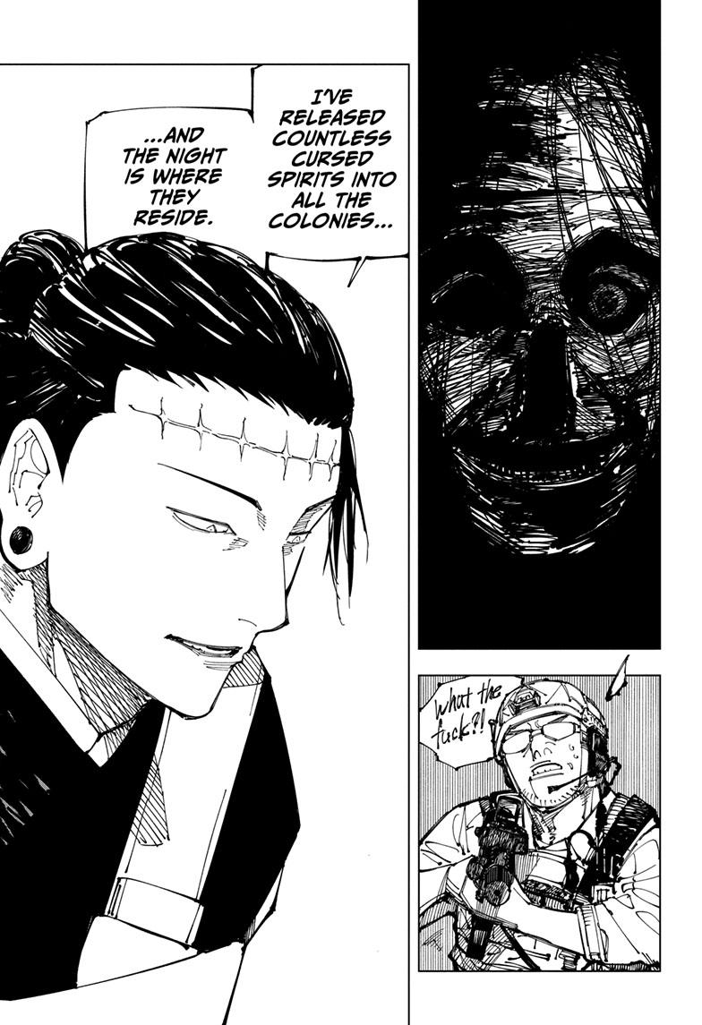 Jujutsu Kaisen Manga Chapter 209 page 16 - Offering to the Unknown scene