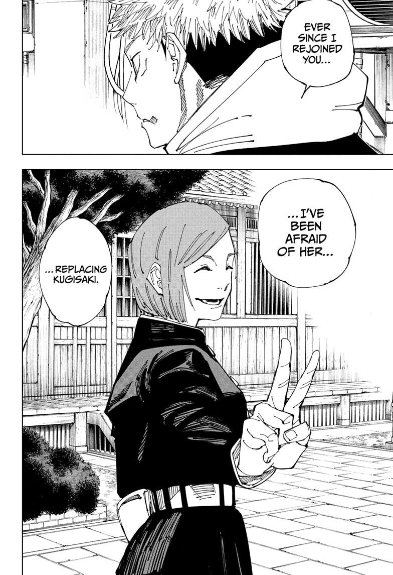 Jujutsu Kaisen Manga Chapter 210 page 18 - Offering to the Unknown, Part 2 scene