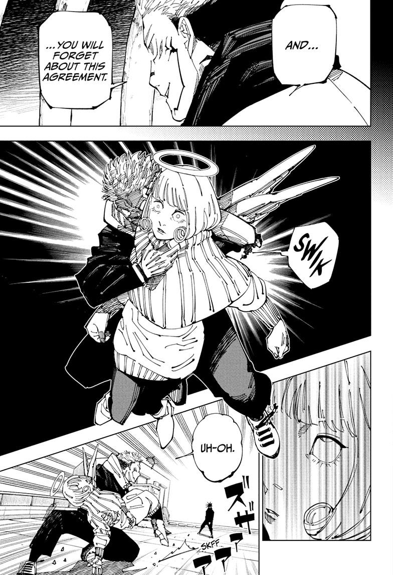Jujutsu Kaisen Manga Chapter 212 page 12 - The Ripening, Part 2 scene