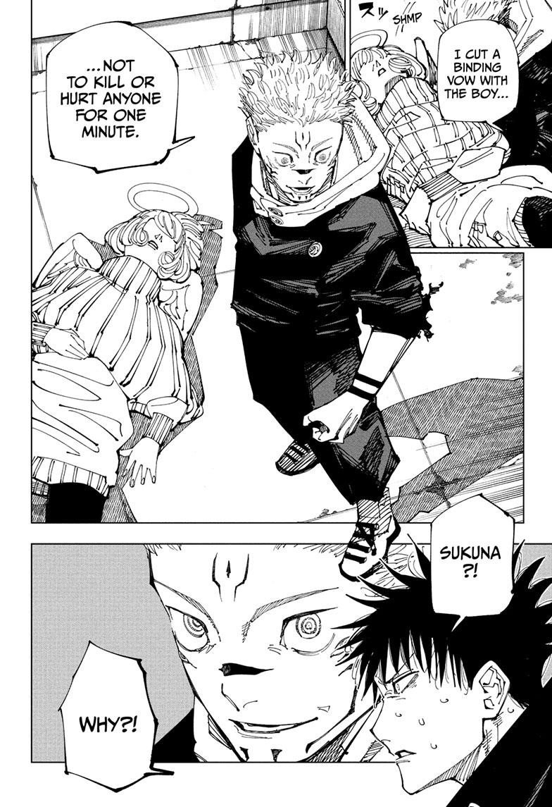 Jujutsu Kaisen Manga Chapter 212 page 13 - The Ripening, Part 2 scene