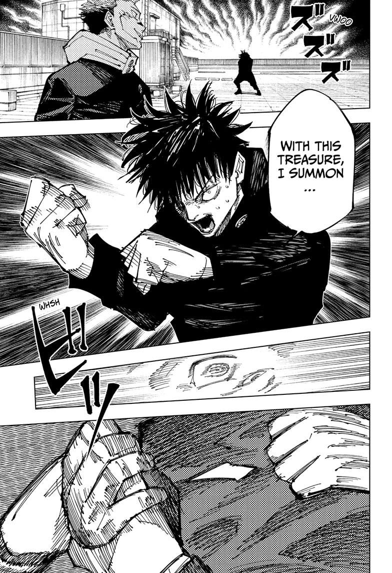 Jujutsu Kaisen Manga Chapter 212 page 16 - The Ripening, Part 2 scene