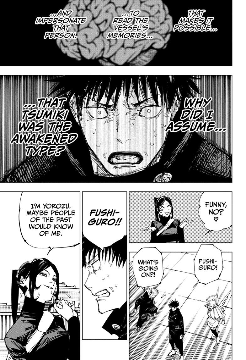 Jujutsu Kaisen Manga Chapter 212 page 8 - The Ripening, Part 2 scene