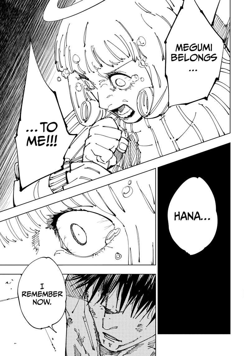 Jujutsu Kaisen Manga Chapter 213 page 14 - Fearsome Womb, Part 5 scene