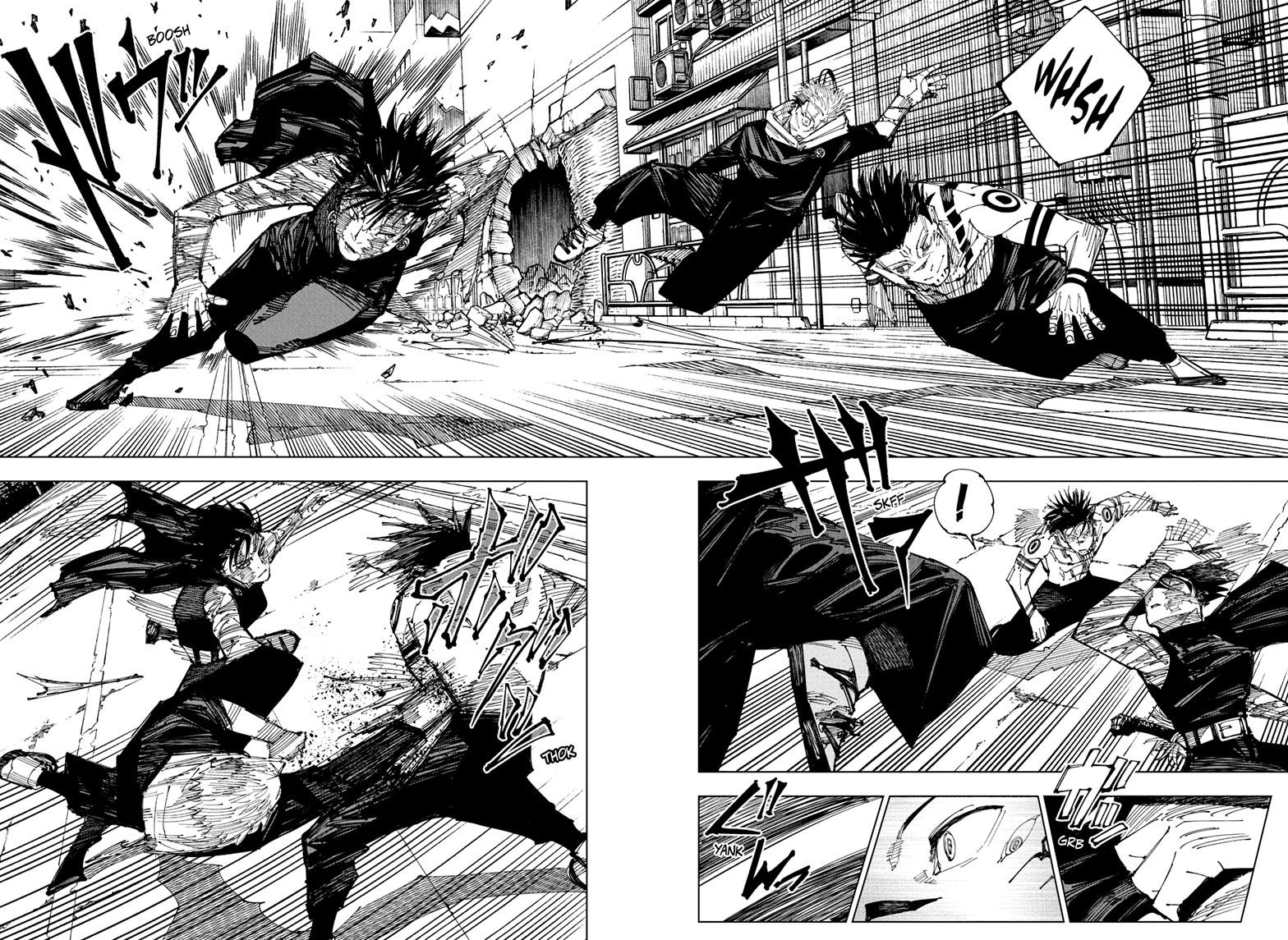Jujutsu Kaisen Manga Chapter 215 page 10 - Fearsome Womb, Part 7 scene