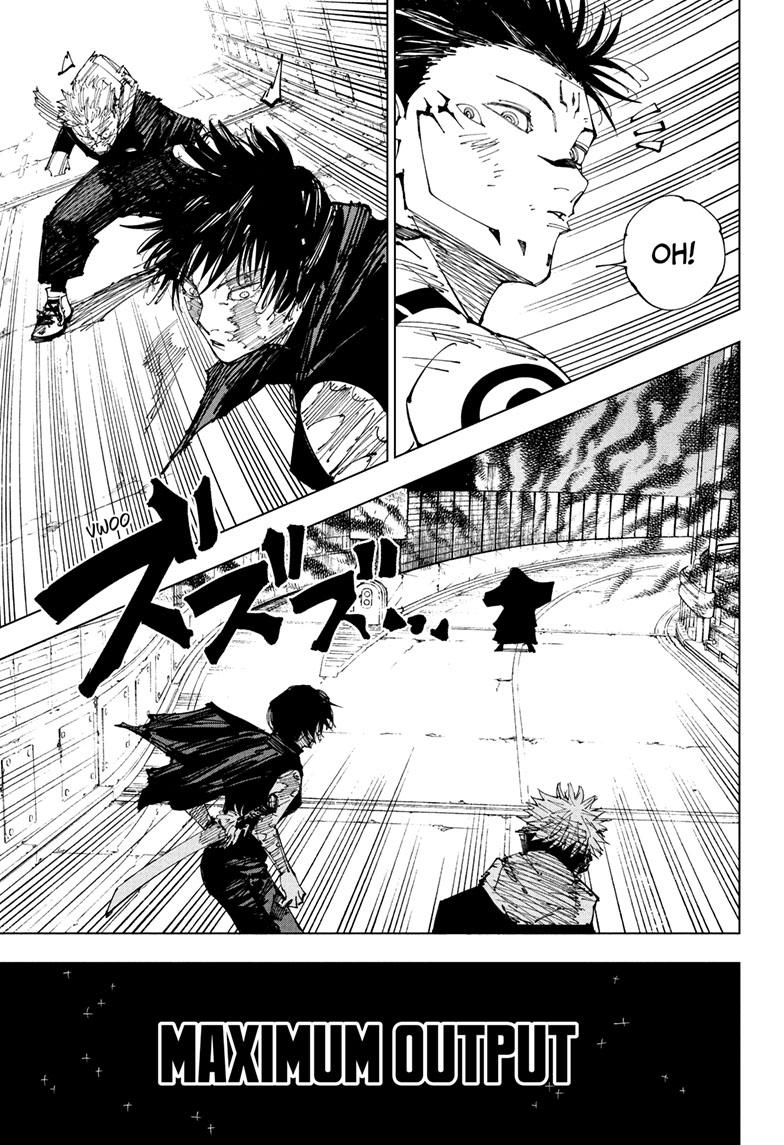 Jujutsu Kaisen Manga Chapter 215 page 14 - Fearsome Womb, Part 7 scene