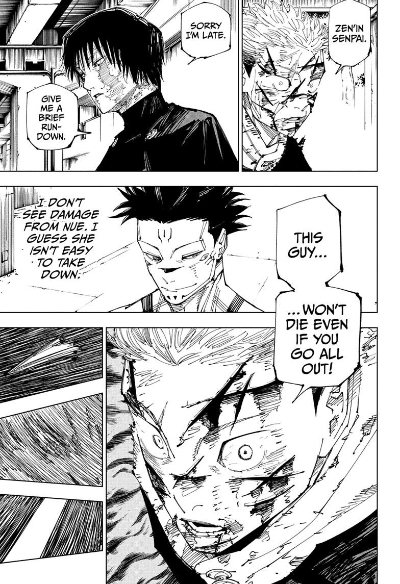 Jujutsu Kaisen Manga Chapter 215 page 5 - Fearsome Womb, Part 7 scene