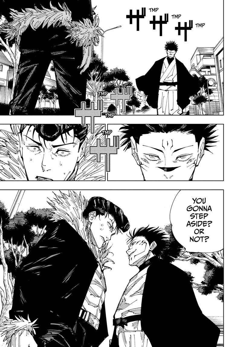 Jujutsu Kaisen Manga Chapter 216 page 15 - Bath scene