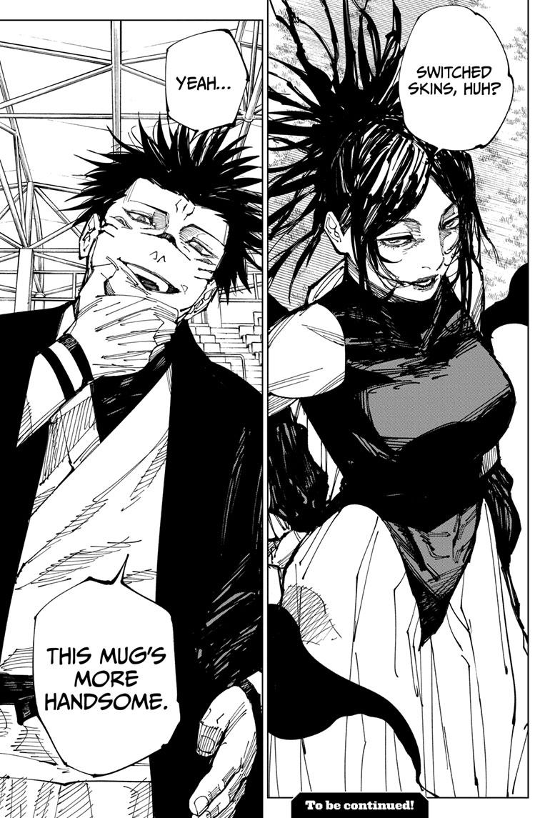 Jujutsu Kaisen Manga Chapter 216 page 19 - Bath scene