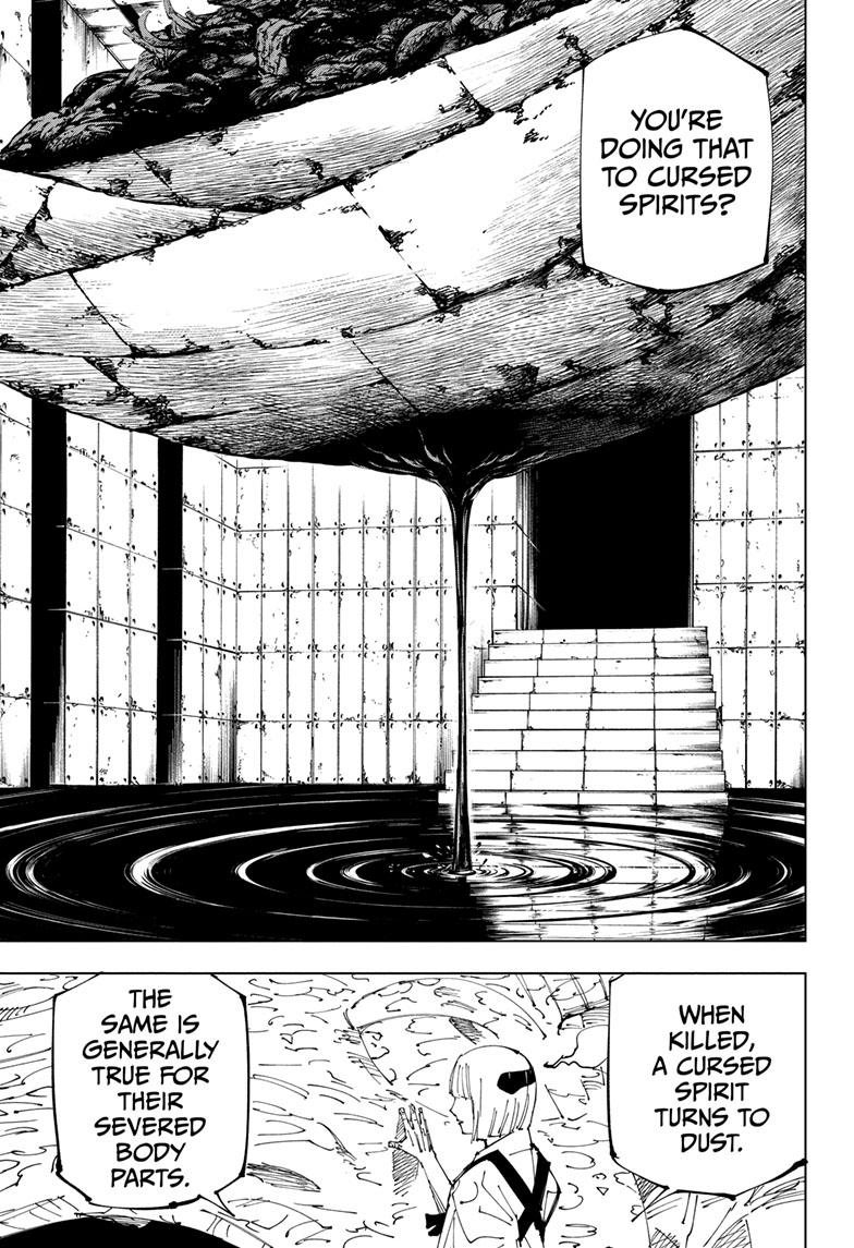 Jujutsu Kaisen Manga Chapter 216 page 6 - Bath scene