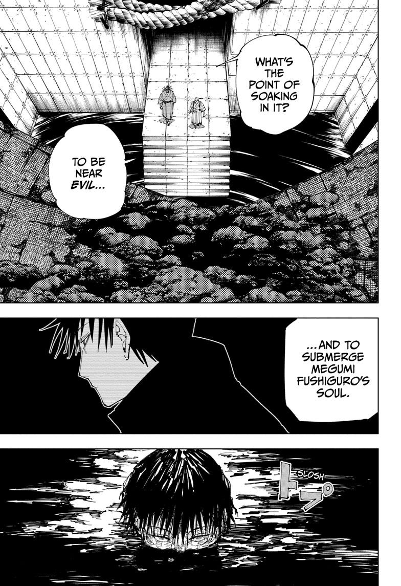 Jujutsu Kaisen Manga Chapter 216 page 8 - Bath scene