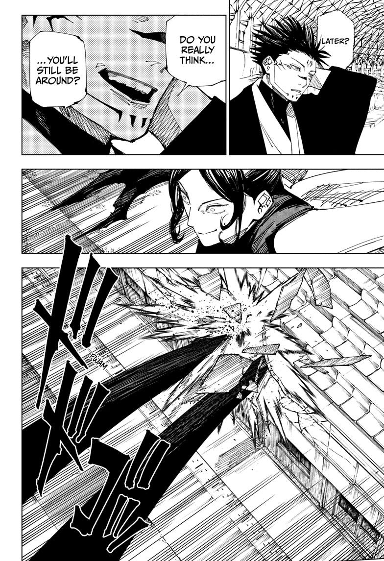 Jujutsu Kaisen Manga Chapter 217 page 3 - Bath, Part 2 scene