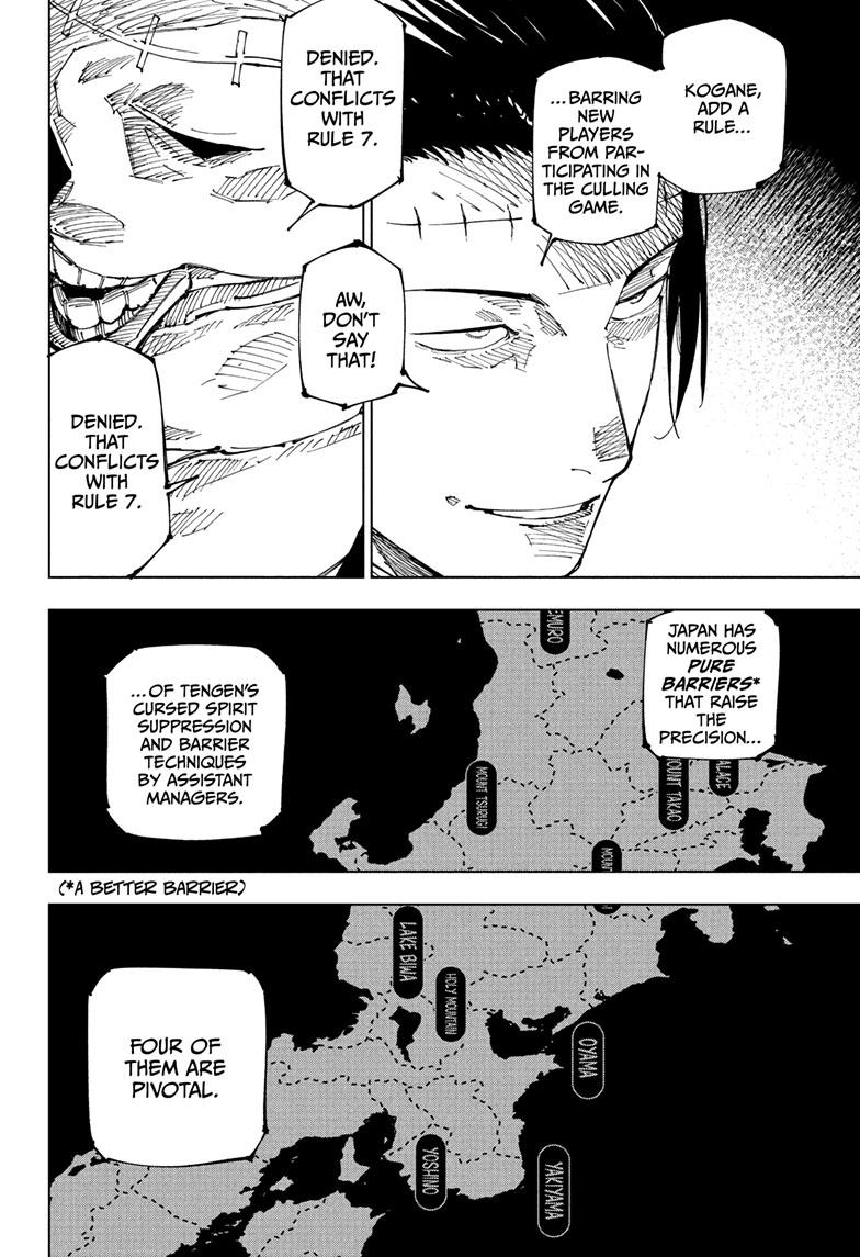 Jujutsu Kaisen Manga Chapter 220 page 3 - Self-Purification, Self-Constraint scene