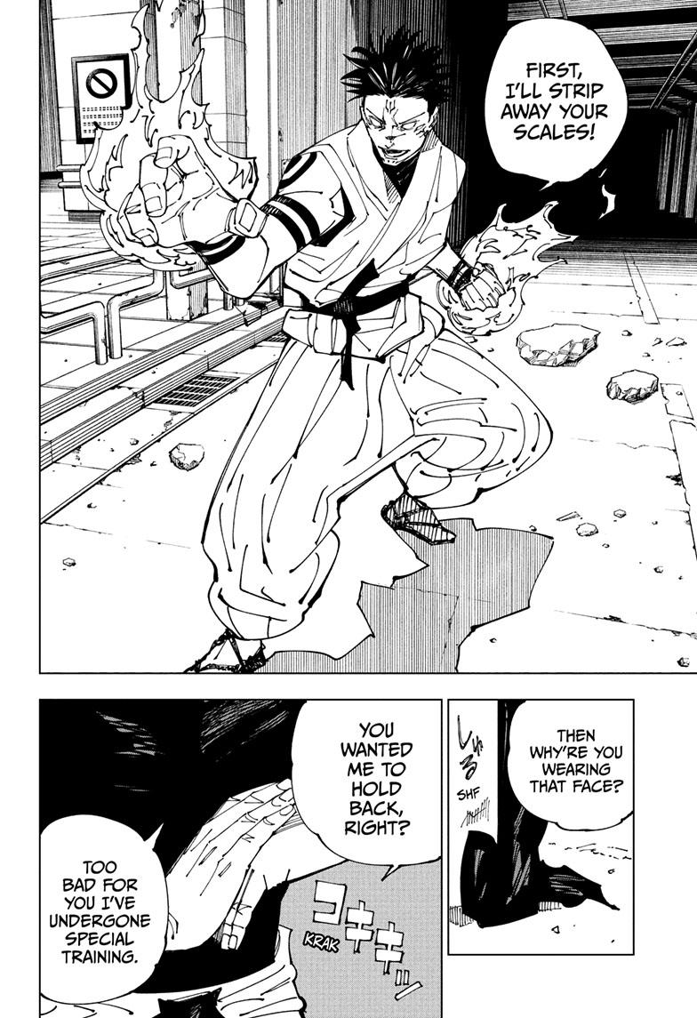Jujutsu Kaisen Manga Chapter 224 page 3 - Inhuman Makyo Shinjuku Showdown, Part 2 scene