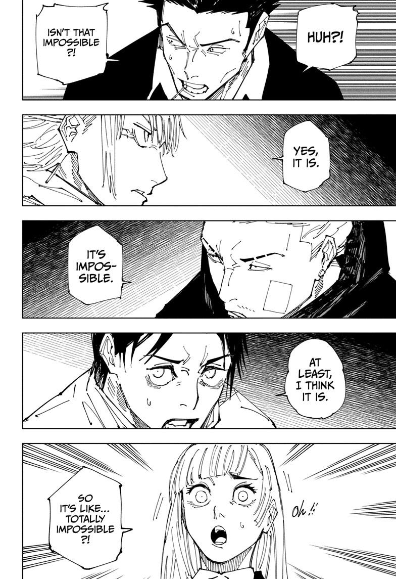 Jujutsu Kaisen Manga Chapter 225 page 7 - Inhuman Makyo Shinjuku Showdown, Part 3 scene