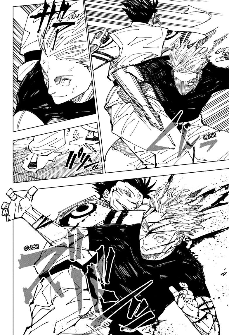 Jujutsu Kaisen Manga Chapter 226 page 12 - Inhuman Makyo Shinjuku Showdown, Part 4 scene