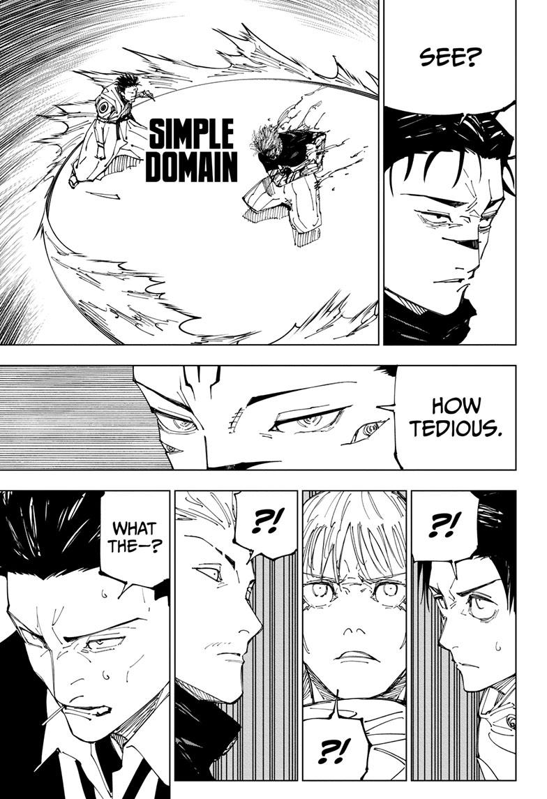 Jujutsu Kaisen Manga Chapter 226 page 13 - Inhuman Makyo Shinjuku Showdown, Part 4 scene