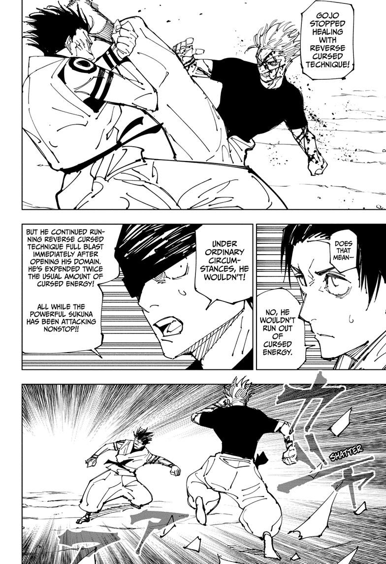 Jujutsu Kaisen Manga Chapter 226 page 14 - Inhuman Makyo Shinjuku Showdown, Part 4 scene