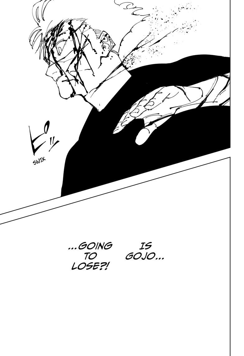 Jujutsu Kaisen Manga Chapter 226 page 15 - Inhuman Makyo Shinjuku Showdown, Part 4 scene