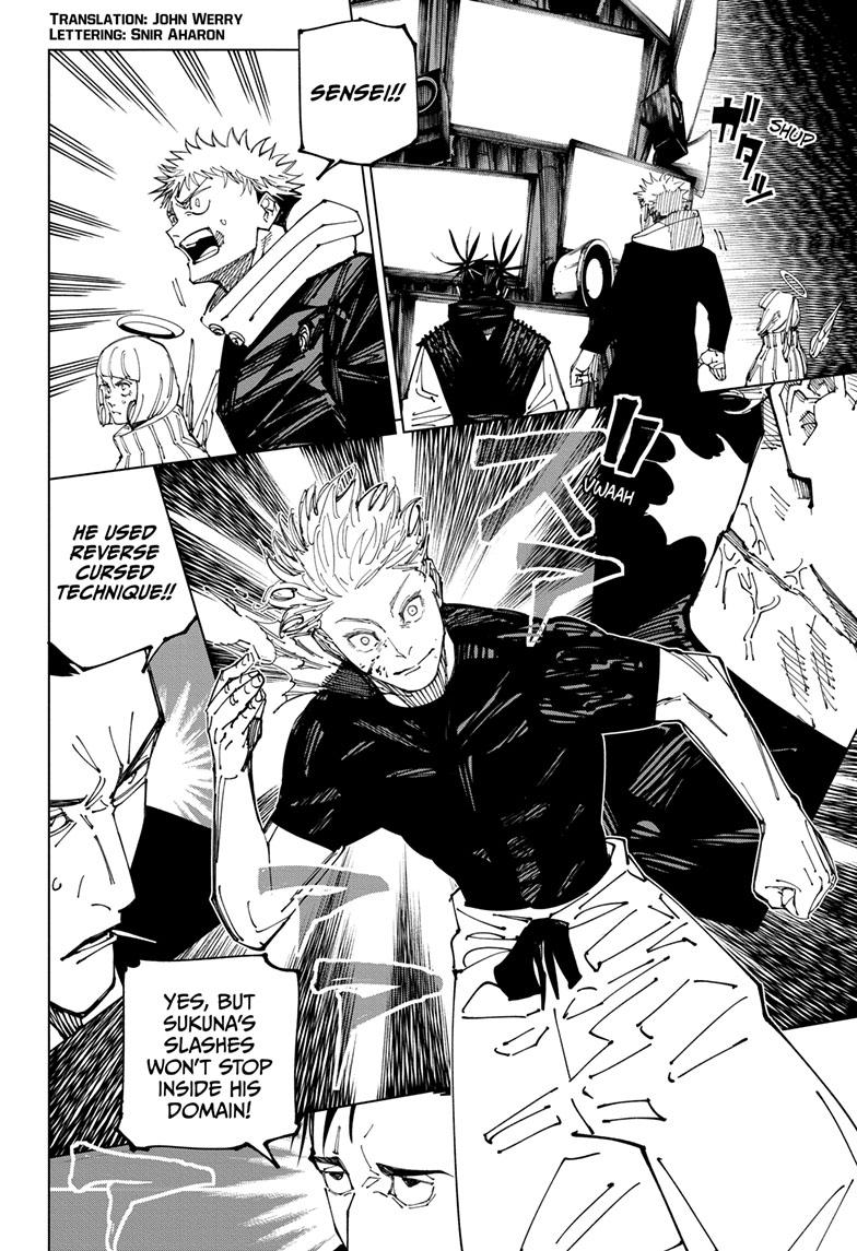 Jujutsu Kaisen Manga Chapter 226 page 3 - Inhuman Makyo Shinjuku Showdown, Part 4 scene