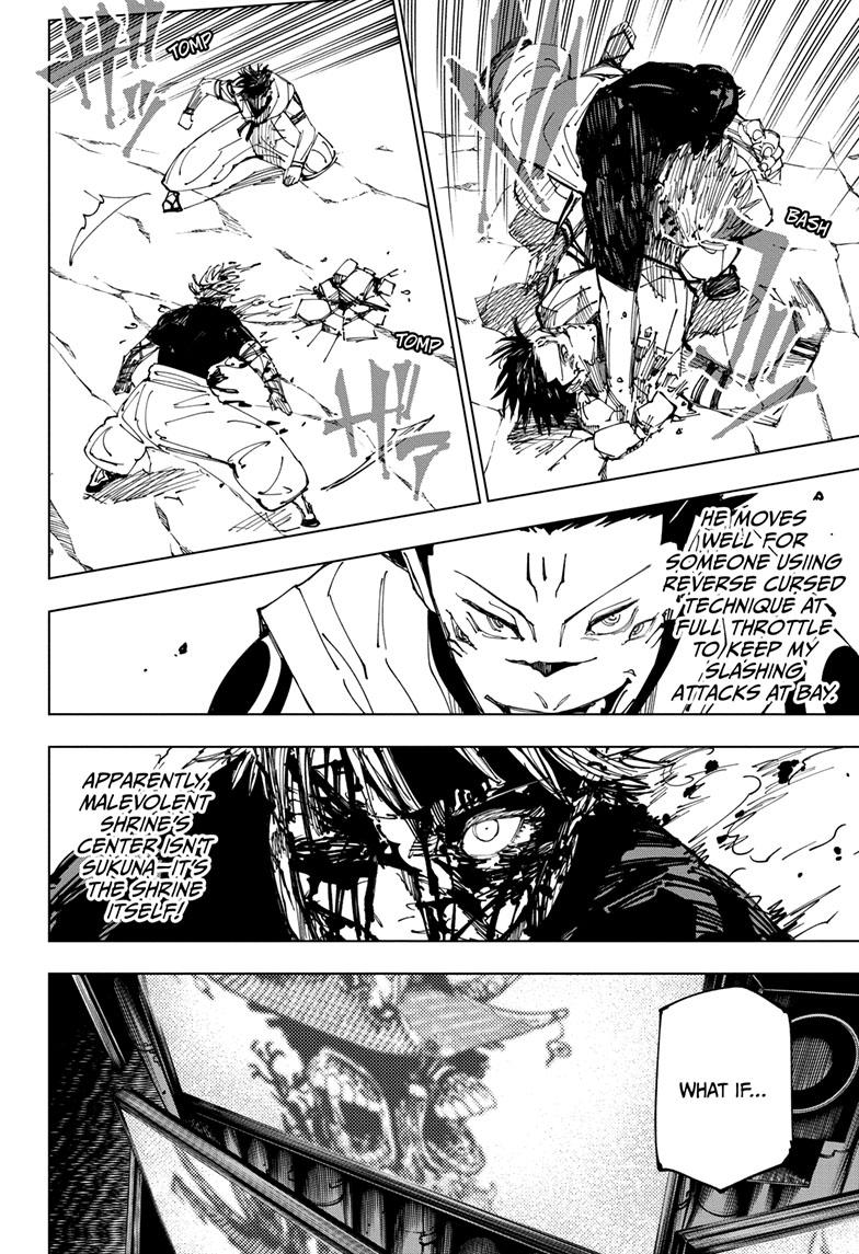 Jujutsu Kaisen Manga Chapter 226 page 8 - Inhuman Makyo Shinjuku Showdown, Part 4 scene