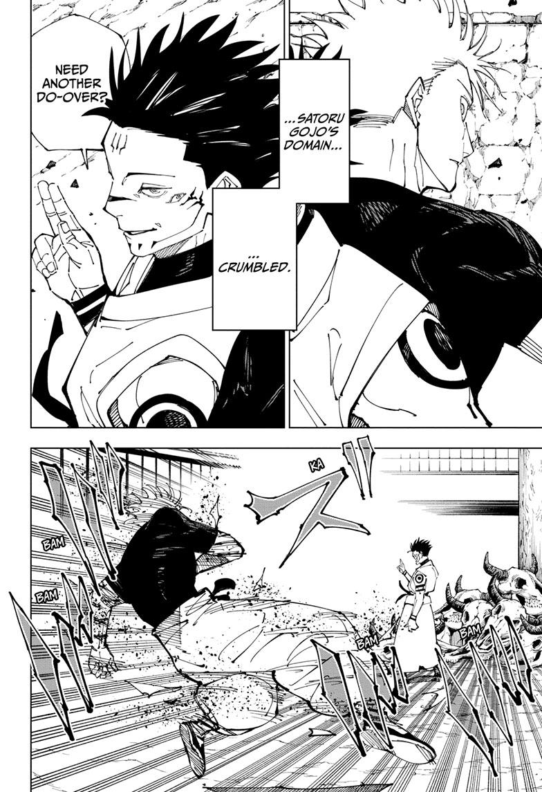 Jujutsu Kaisen Manga Chapter 227 page 15 - Inhuman Makyo Shinjuku Showdown, Part 5 scene