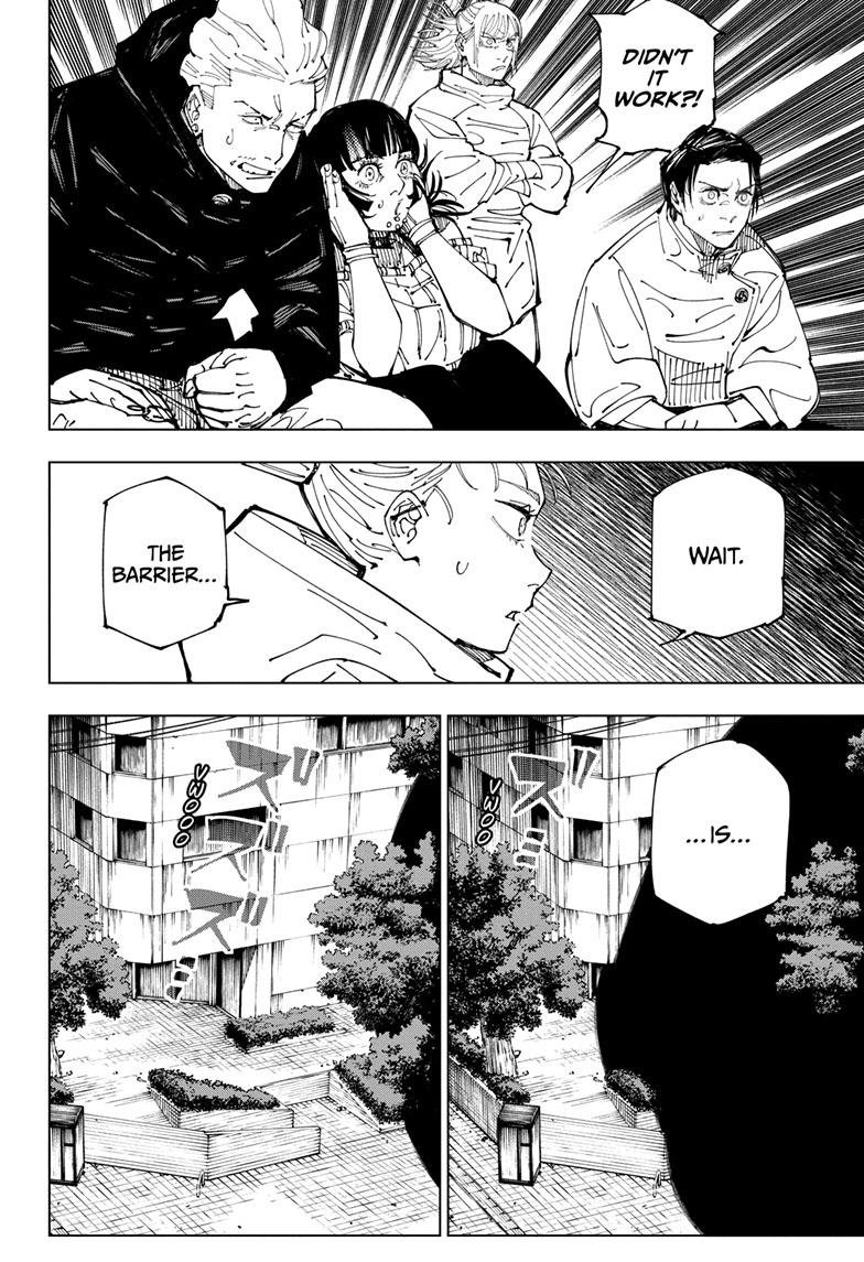 Jujutsu Kaisen Manga Chapter 227 page 20 - Inhuman Makyo Shinjuku Showdown, Part 5 scene